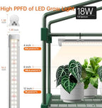 bstrip 4-tier indoor greenhouse with grow lights, seed showing dimensions
