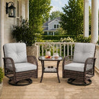 outdoor swivel rocker patio chairs, 3 piece patio, view 9