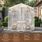 10'x10'x8.2' outdoor camping&patio mosquito netting,large mosquito netting with, front angle view