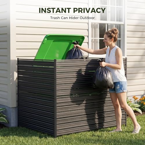 50"w x 48"h air conditioner fence, 2 panels, side view