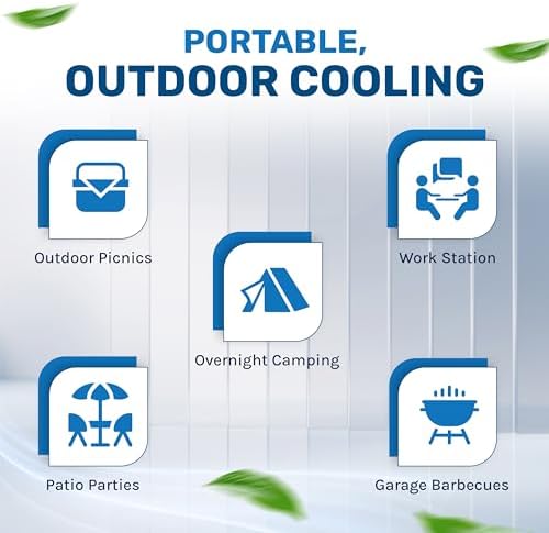 hessaire mc37m 3100cfm evaporative cooler, front angle view