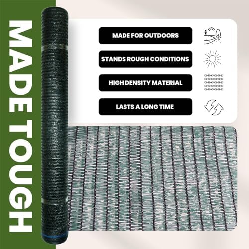 6'x100ft 40% eyelets shade cloth roll, close-up detail