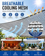 vensovo 40% reflective aluminet shade cloth with grommets, package contents