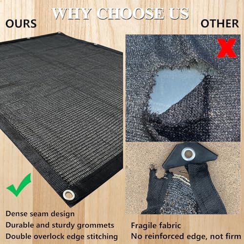 40% shade cloth for garden 14 x20 ft,50pcs, package contents