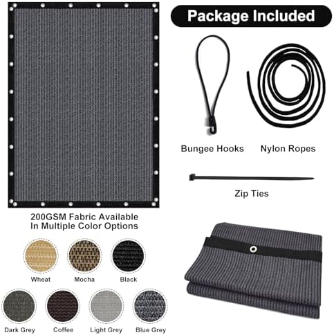 artpuch 90% sun shade cloth, 5 x 6 on a desk or shelf