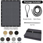 artpuch 90% sun shade cloth, 3 x 10 on a desk or shelf