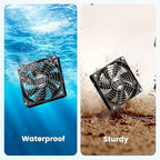 solar fan with battery, 5.5" solar fan for showing dimensions