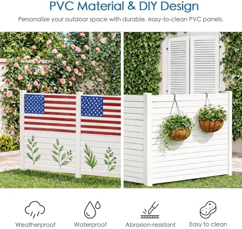 kozyard 50" w x 48" h outdoor privacy, package contents