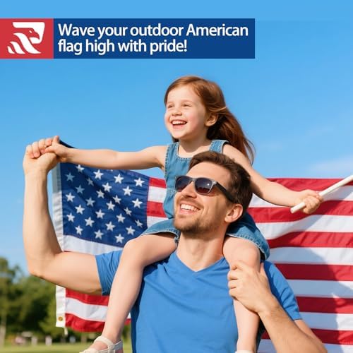 made in usa american flag 4x6ft, heavy duty, package contents