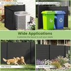 giantex 48''h x 48''w air conditioner fence privacy, close-up detail