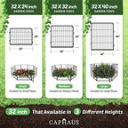 caphaus decorative garden fence, 40 inch x 21, package contents
