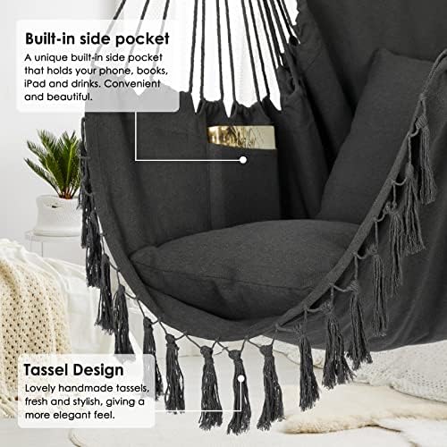 y- stop hammock chair hanging rope swing, max, package contents