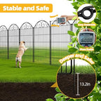 colrasn 10 panels no dig decorative garden dog, package contents