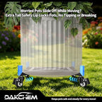 10-17 inch adjustable plant caddy with wheels heavy showing dimensions