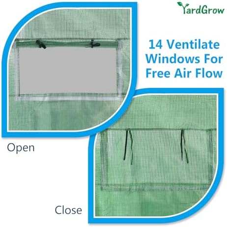 yardgrow greenhouse replacement cover larger walk in outdoor on a desk or shelf