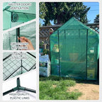 portable walk-in greenhouse for outdoors, 56x30x76 plant house, close-up detail