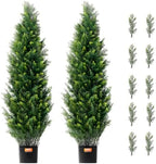 vevor artificial topiary cedar tree, 48 inch tall, view 10