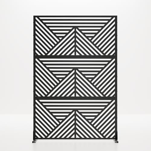 casaphoria 72" h x 47" w metal outdoor, side view