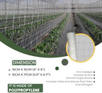 4-feet by 4920-feet professional grade vegetable support trellis on a desk or shelf
