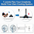 misters for outside patio, 65ft|20m outdoor water misting on a desk or shelf