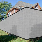 6'x40' privacy screen fence heavy duty fence panels, front angle view