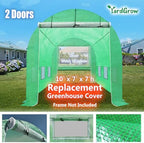 yardgrow greenhouse replacement cover larger walk in outdoor, close-up detail
