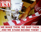us flag factory - 2.5x4 ft american flag, side view