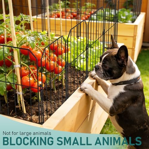 goovilla garden fence, total 25ft(l) x 24in(h), 25 shown in use