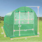 replacement greenhouse cover for walk in greenhouse frame, close-up detail