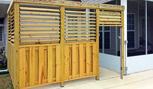 decorative versa fence - pack of 4, front angle view