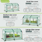 pop up greenhouse tent cover tunnel plant house,large shown in use