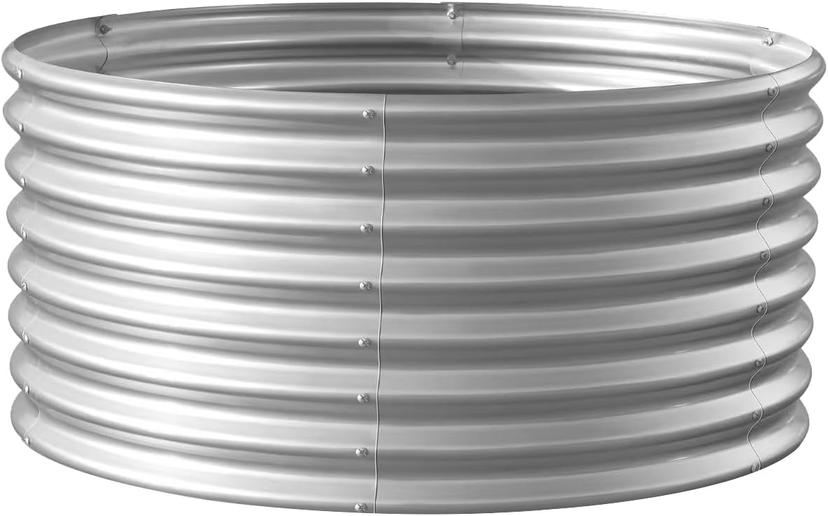 land guard 2×2×2ft galvanized raised garden bed kit, main product view