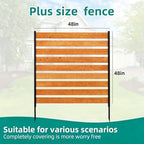 48 * 48 inch wood privacy fence screen, package contents