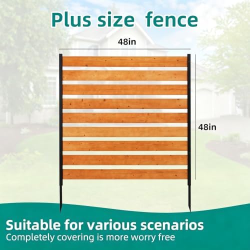48 * 48 inch wood privacy fence screen, package contents