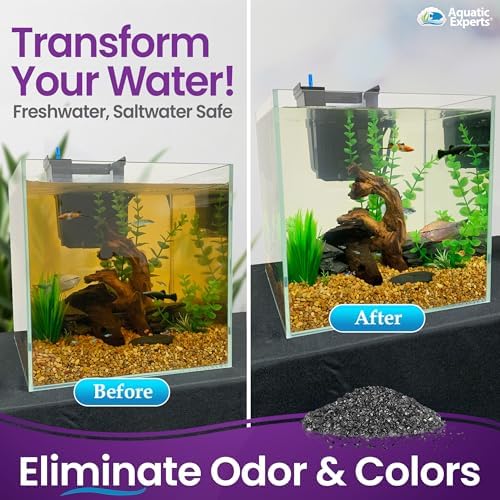 premium activated carbon for aquariums – 3 lbs, close-up detail