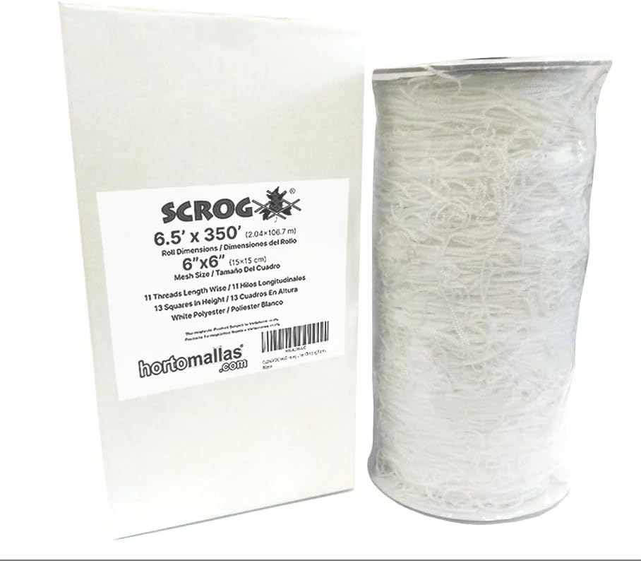 oldmacdonald heavy duty polyester trellis netting bulk roll shown in use
