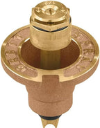 2-Pack Orbit 54071 Brass Pop-Up Flush Head Sprinkler with Half Pattern Spray Nozzle - Brass Pop-Up Sprinklers for Half Pattern Spray