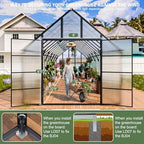 32x10x10 ft extra large greenhouse for outdoors, heavy shown in use