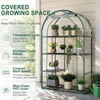 4-tier mini greenhouse for outdoors, 40" x 18", package contents