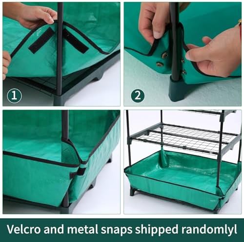 5 tier mini greenhouse with wheels for indoor, package contents
