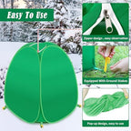 pop up winter plant covers, 28x28x33 freeze protection shown in use