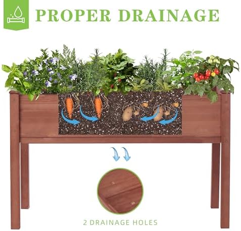 soliwood set of 2 raised garden bed with, package contents