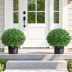 fake potted plants artificial plants for outdoors decor, front angle view