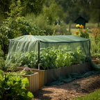 green diy mosquito net fabric | 10x10 ft showing dimensions