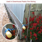 greenhouse roll up motor 100w dc 24 v, close-up detail