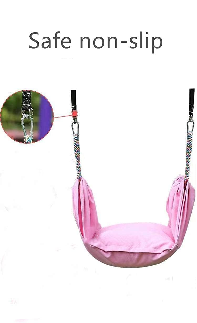 Tree Swing Strap Hanging Kit, 2 Pcs Short Straps, 9.84 inches | Hammock Straps, 2 Pcs Heavy Duty Hook Clasps, For Swing Hammocks Yoga Seat Sandbags, Gym Equipment Pulley System