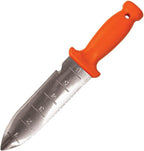Deluxe Soil Knife, Orange – Hori Hori with 6-Inch SS Blade