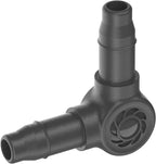 Gardena Micro-Drip-System L-Piece 4.6 mm (3/16 inch): Change Direction of Supply Pipes and Irrigation Lines by 90 Degrees, Kink-Free Installation, Easy & Flexible Connection Technology (13212-20)