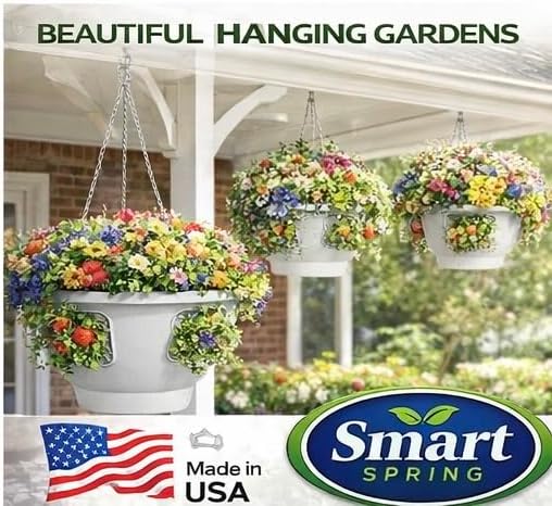 ultimate hanging baskets - strawberry, tomato, flower, and, side view