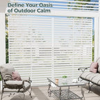 72" privacy screen outdoor privacy fence panel for shown in use